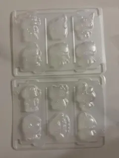 ペコ&サンリオ なかよしシールグミ 型 2種　2枚セット