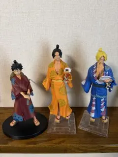ワンピース フィギュアエースサボルフィ3体セット