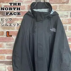 《希少》ザノースフェイス☆マウンテンジャケット L 刺繍ロゴ ブラック