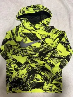 NIKE キッズ パーカー イエロー ブラック S