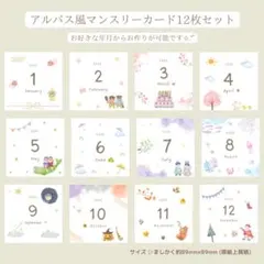 ましかく　マンスリーカード　アルバス　アルバム　四季No.3