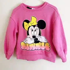 (美品)ZARA ザラ Disney ディズニー ミニーマウス トレーナー100