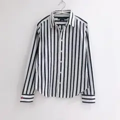 【極美品】ラルフローレン　ストライプ　ピンクポニー　シャツ　ブラウス　コットン