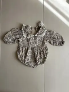 ベビー 小花柄ロンパース