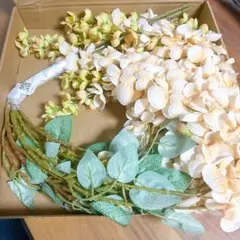 新品⭐️ドライフラワー ぶら下がり 造花　人工的蔓シルクフラワー 3個