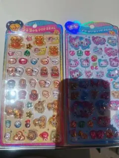 うるちゅるポップシール 　 なっとうちゃん　まじかるみゅーちゃん