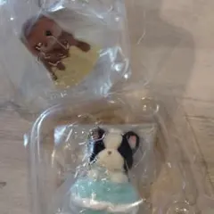 シルバニアファミリー　キラキラくじ　G賞　フレンチブルドッグ　ラッコ