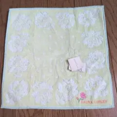 新品タグ付き　ローラアシュレイ　LAURA ASHLEY タオルハンカチ