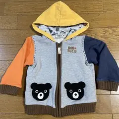 ミキハウス ダブルビー フード付きパーカー