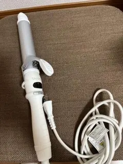 SALONIR カールヘアアイロン ホワイト/シルバー