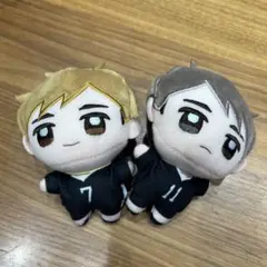 ハイキュー!! ぬいぷりけmini4 宮治 宮侑 ぬいぐるみ マスコット 2種