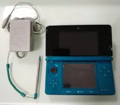 【ジャンク品】Nintendo 3DS 本体 アクアブルー