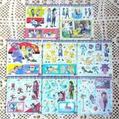 ポケモン サトシ ゴウ 仲間たち シール ステッカー 8枚セット