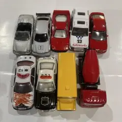 ミニカー はたらく車含む ジャンク9台