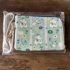 ムーミン マルチコインケース 花柄