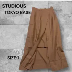 e1453☆STUDIOUS TOKYO BASE タイトスカート サイズ1のサムネイル
