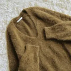 【美品✨】Plage ふんわり　Fur V スリットプルオーバー　柔らかい　軽い plage（プラージュ） ニット 「追加」Fur Vスリットプルオーバー
