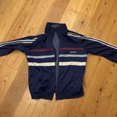 adidas トラックジャケット ネイビー マルチカラー　M相当