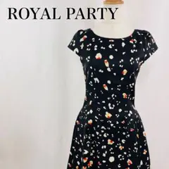 ロイヤルパーティー　小花柄　総柄　フレアスカート　ミニワンピ【4995】のサムネイル