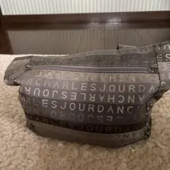 セール！CHARLES JOURDAN ロゴプリント ボストンバッグ