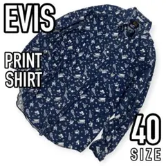 EVISU●カウボーイプリントシャツ 40 L エヴィス エビスのサムネイル