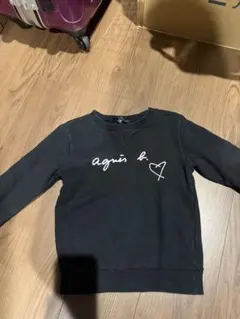 agnès b. ブラック トレーナー 120〜130