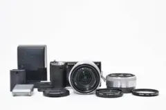 SONY NEX-5 ダブルレンズキット【液晶保護カバー・新品ストラップ付