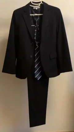 GLOBAL WORK キッズ スーツ150cm　黒　ホームクリーニング可のサムネイル