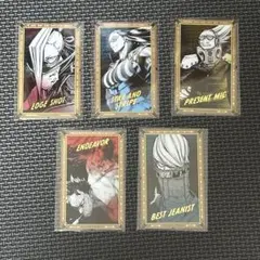 ヒロアカ 原画展 箔押しクリアカードコレクション