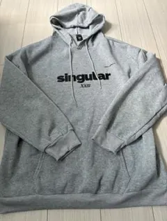 singular 裏起毛ロゴパーカー　新品未使用品