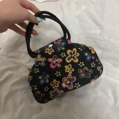 海外ガール　花柄　バリ　ハンドバック　ヴィンテージ　イタリア　brandyのサムネイル