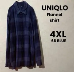 ユニクロ　フランネルシャツ　チェック　シャツ