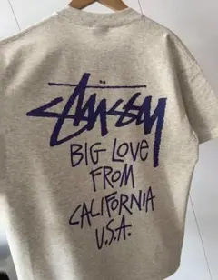 STUSSY Big Love Tシャツ Lサイズのサムネイル
