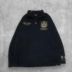 KARL KANI GOLF ハーフジップジャケット スウェット ブラック XLのサムネイル