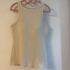 AZUL by moussy リブ編みブラ付きタンクトップ M ライトベージュのサムネイル