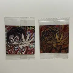 匿名配送　鬼滅の刃 ディフォルメシールウエハース其の十三 鬼舞辻無惨2枚セット