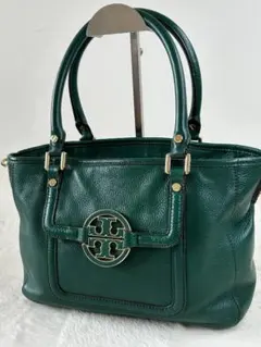 極美品✨トリーバーチ 2way ショルダーバッグ レザー チェーン グリーン 極美品✨トリーバーチ 2way ショルダーバッグ レザー チェーン