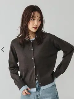 ☆グローバルワーク☆ フェイクレイヤードカーディガン