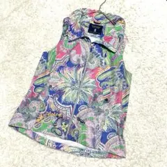 未使用 ラルフローレン Polo 撥水性 ペイズリー ゴルフウェア ベスト