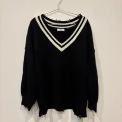 WEGO Vネックセーター