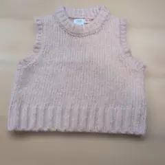 【即日発送】ZARA ベビー ニットベスト ピンク 98センチ 汚れなし