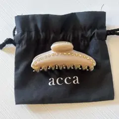 acca ヘアクリップ Mサイズ ベージュ