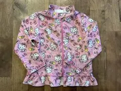 ハローキティ フリル付きラッシュガード 90cm