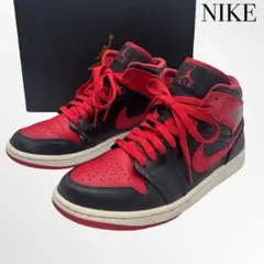 NIKE ナイキ Jordan1 エアジョーダン1 レッド スニーカー 25cm