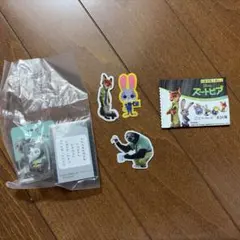 ズートピアブリスターチャームフラッシュ＆ディズニー 貼ってはがせるエコワッペン
