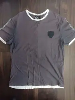 【アート作品】EA7 Emporio Armani グレー Tシャツ