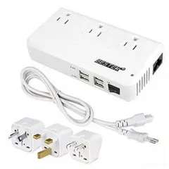 ✨海外旅行必須アイテム✨旅行用変圧器 変換プラグ付き T0001