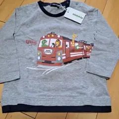 klädkapp 電車　恐竜　動物　長袖Tシャツ