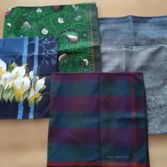 MARIO VALENTINO ハンカチ 4点セット