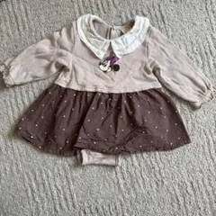 プティマイン ミニーマウス カバーオール 80